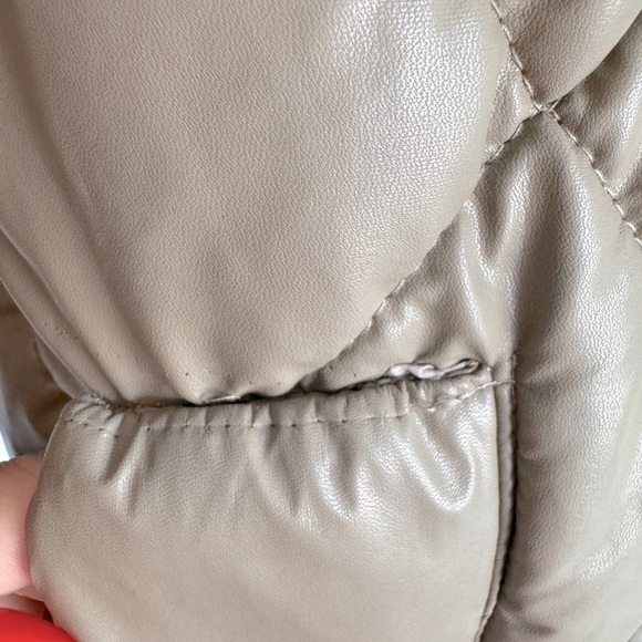 Stand Studio Nikolina faux leather puffer jacket - Picture 8 of 9
